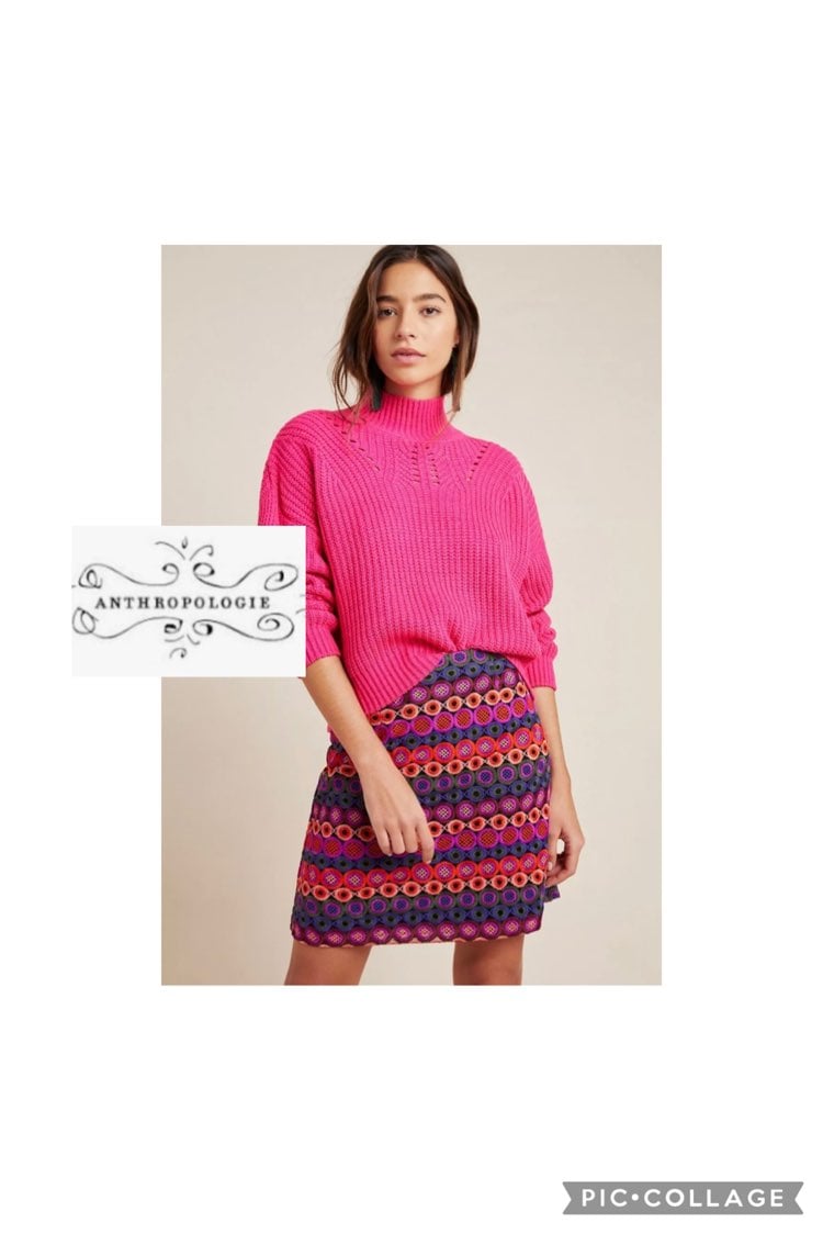 NWT Anthropologie Hutch size 4 embroider
