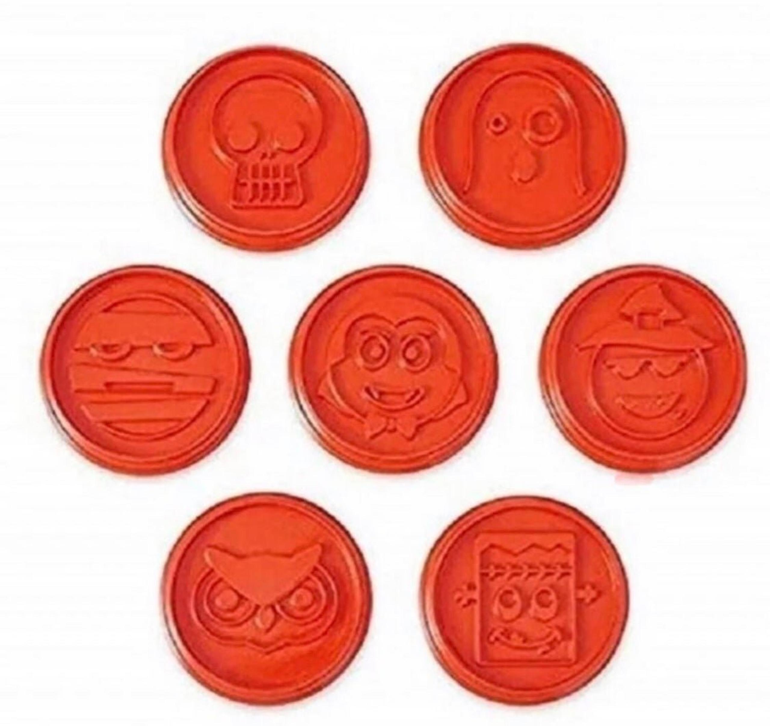 Pampered chef Halloween cookie cutter imprints stampers set of 7 NEW