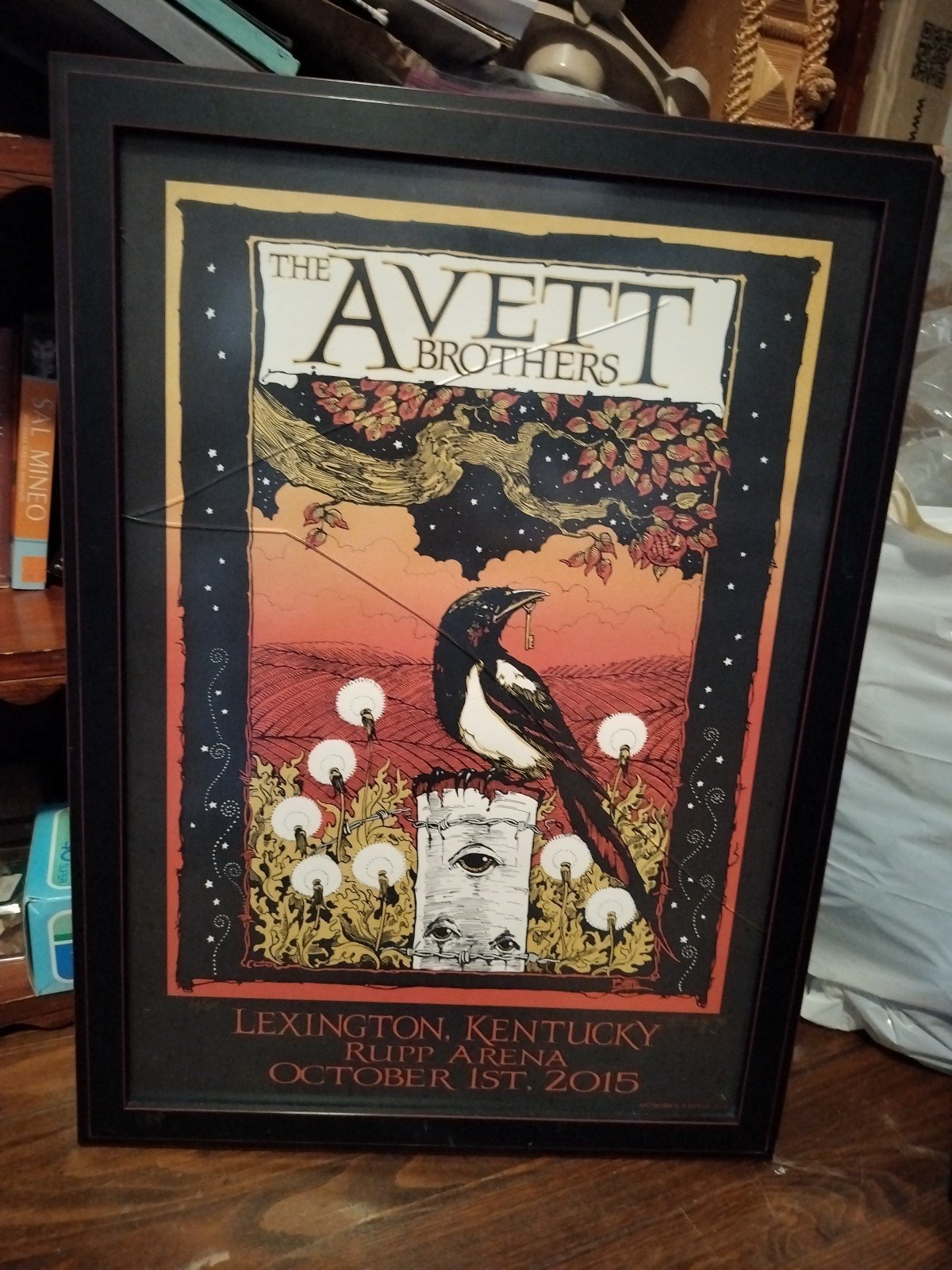 The Avett Brothers Lexington Ky Concert Poster