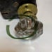 Antique Old Deco Interior Brass Steel Door Lockset Glass Knob