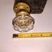 Antique Old Deco Interior Brass Steel Door Lockset Glass Knob