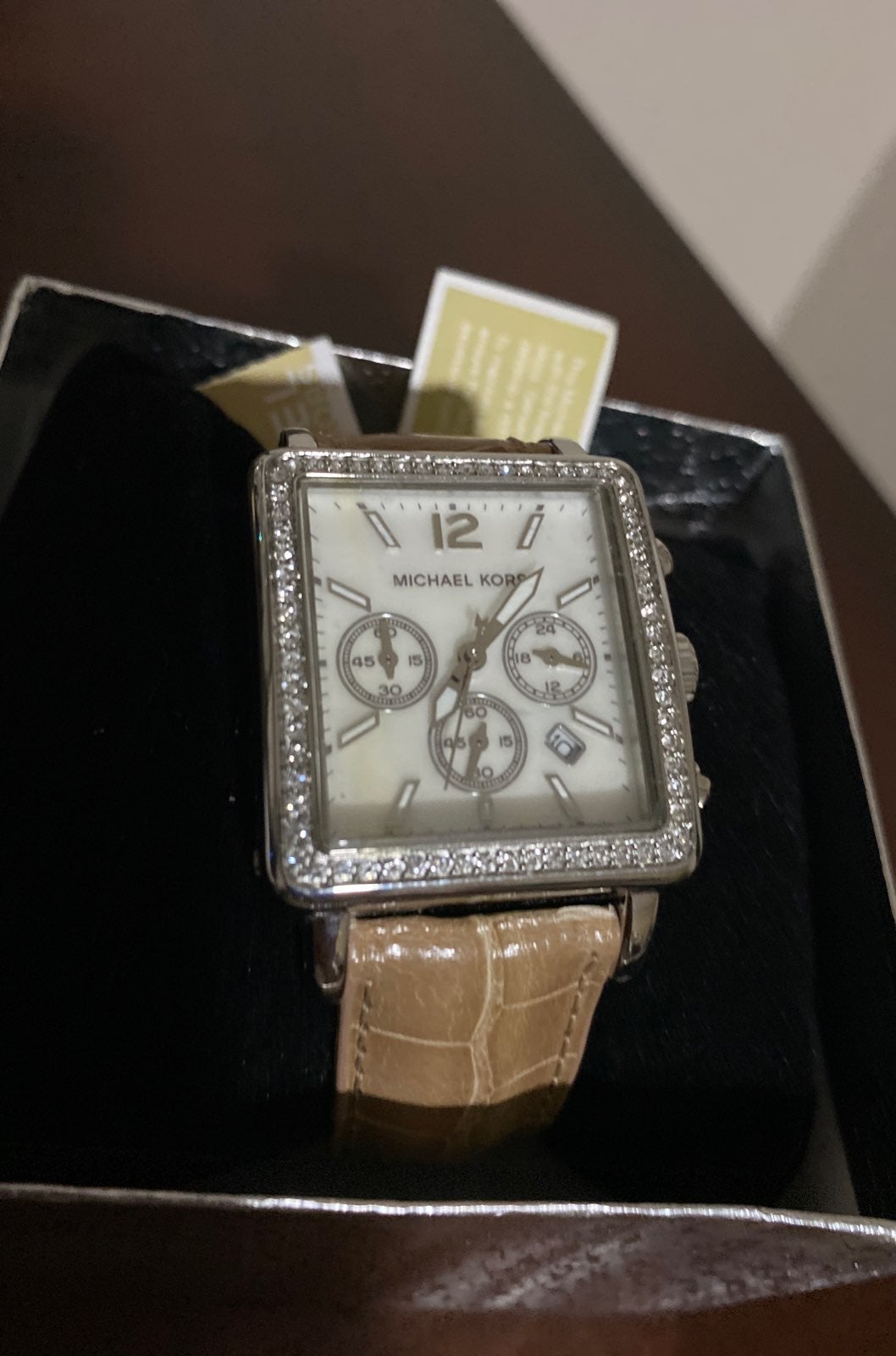 Michael Kors Chronograph Taupe Genuine A