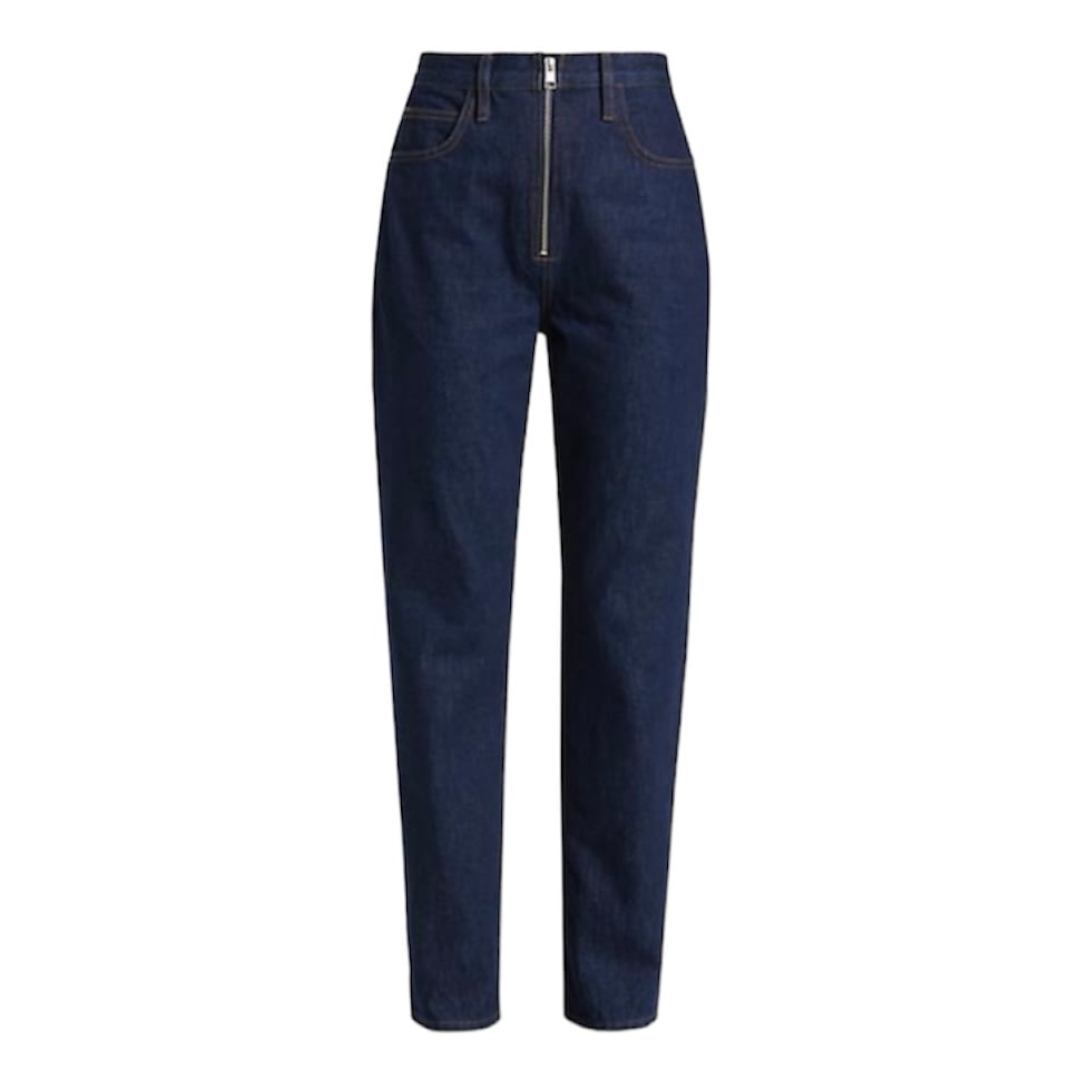 New Frame Le High and Tight Exposed Zipper Women’s Jeans size 33 Blue