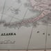 Map of Alaska, USA from Encyclopedia Britannica 1890s Excellent Condition
