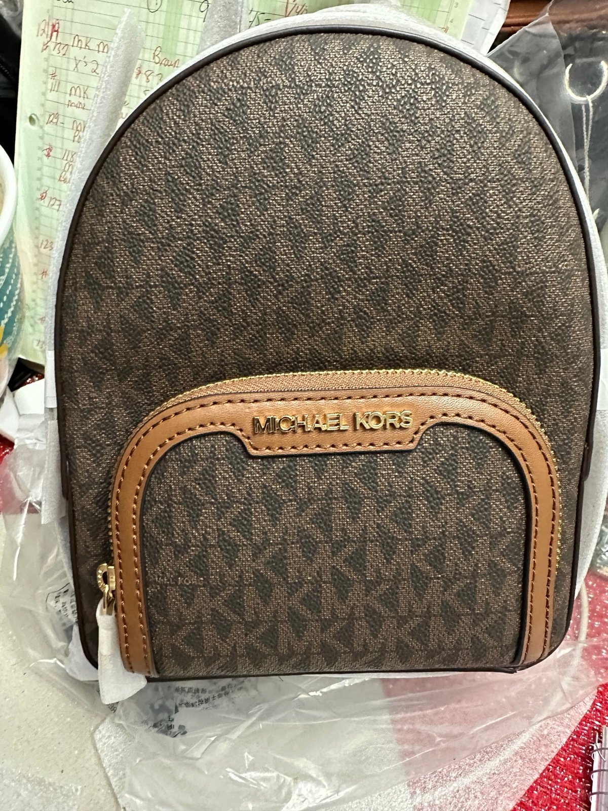 Michael kors Jaycee mini backpack Brown