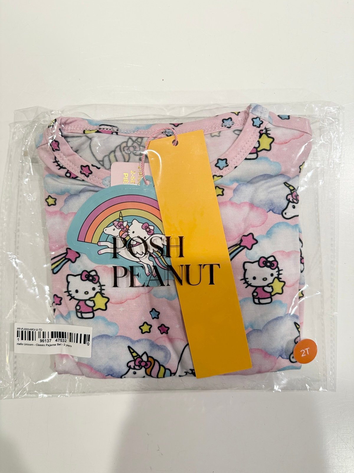 Posh Peanut Hello Kitty Unicorn PJs 2T