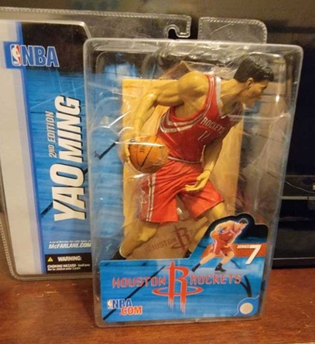 Yao Ming 2nd Edition NBA Houston Rockets Mcfarlane Series 7 McFarlane Toys