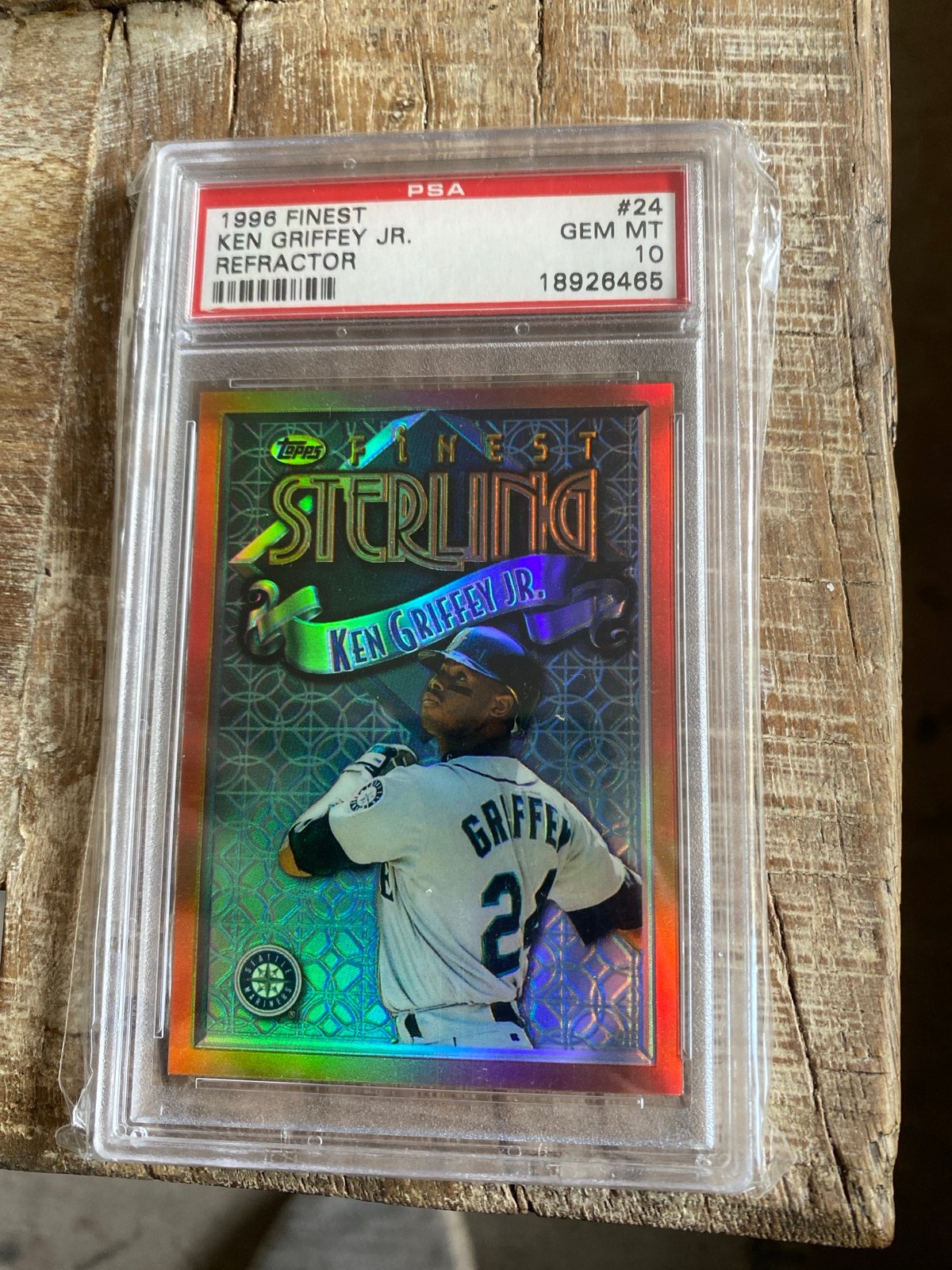 1996 Finest Ken Griffey Jr. Refractor