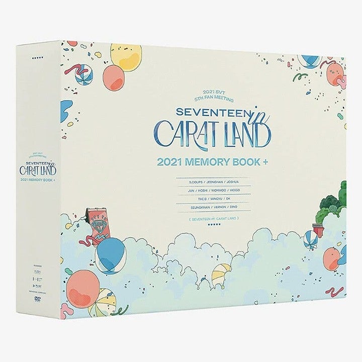 Seventeen Caratland 2021 Memory Book DVD 2-Disc Postcard
