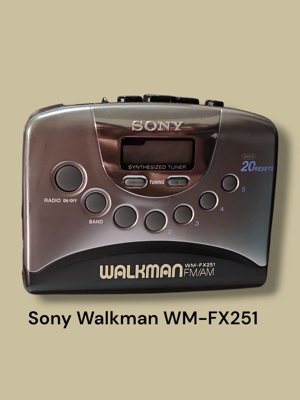 Sony Walkman WM-FX251 Radio AM/FM Cassette Player Fully Functional