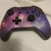 A wireless controller with a Galaxy case