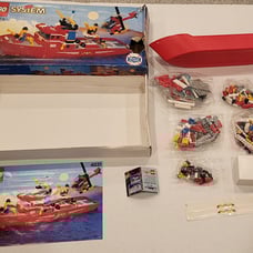 LEGO 4031 Fire Rescue Boat Ship Helicopter Floats 100% Complete NEW IN BOX NIB