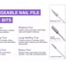 Professional electric nail file acrylic
