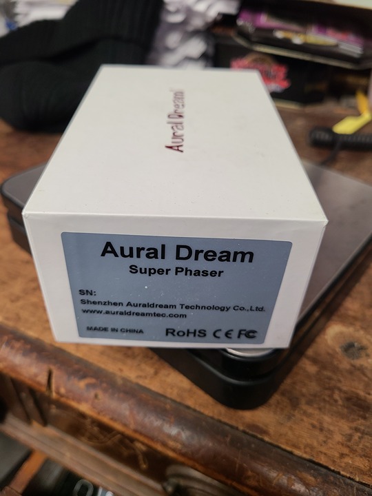 Aural Dream Super Phase Phaser Guitar Effects Pedal In Box
