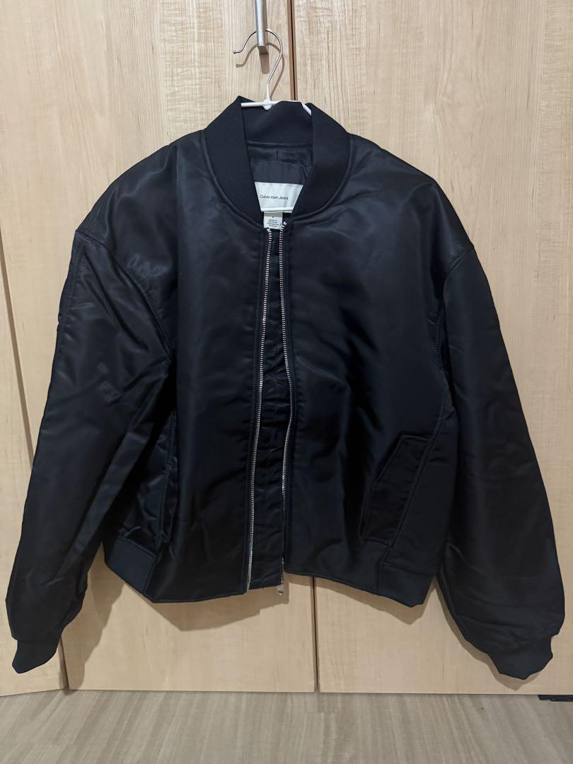 Calvin Klein Black Bomber Jacket
