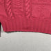 Vintage Polo Ralph Lauren Hand Knit Sweater Womens Large Pink Cable Knit Grandma