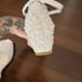 Wedding wedge heels