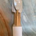 Le Creuset Fleur Utensil Crock + 3 spatulas