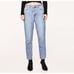 Zara Basic Denim Metal Grommet Rings Fray Raw Hem Cropped Button fly Jeans Sz 4