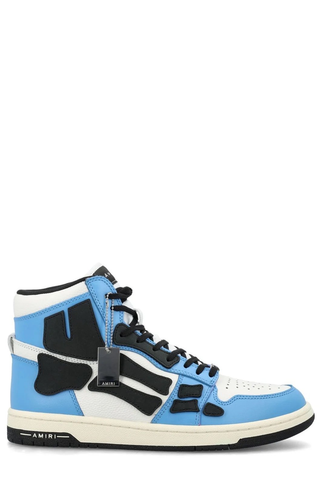 Amiri Skel Colour-Block High-Top Sneakers