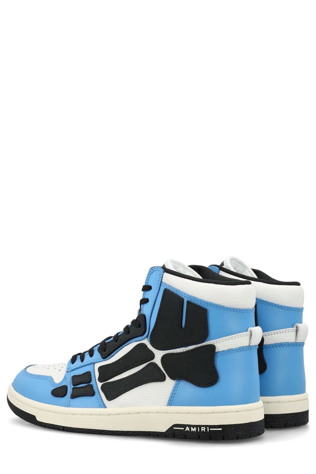 Amiri Skel Colour-Block High-Top Sneakers