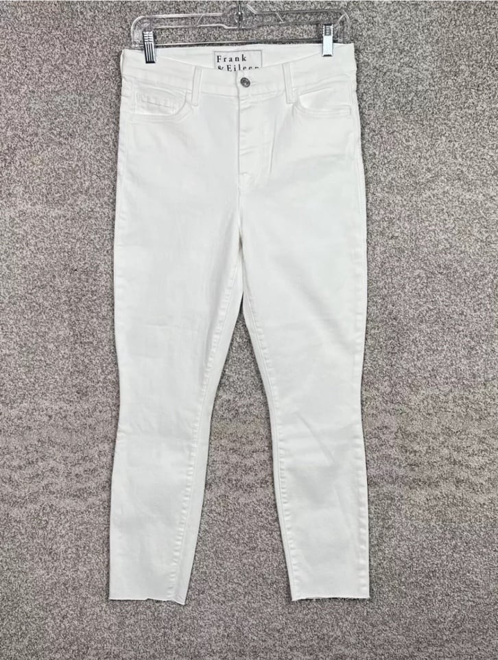 Frank & Eileen Sligo Jeans Women’s 29 Italian Denim Skinny Vintage White