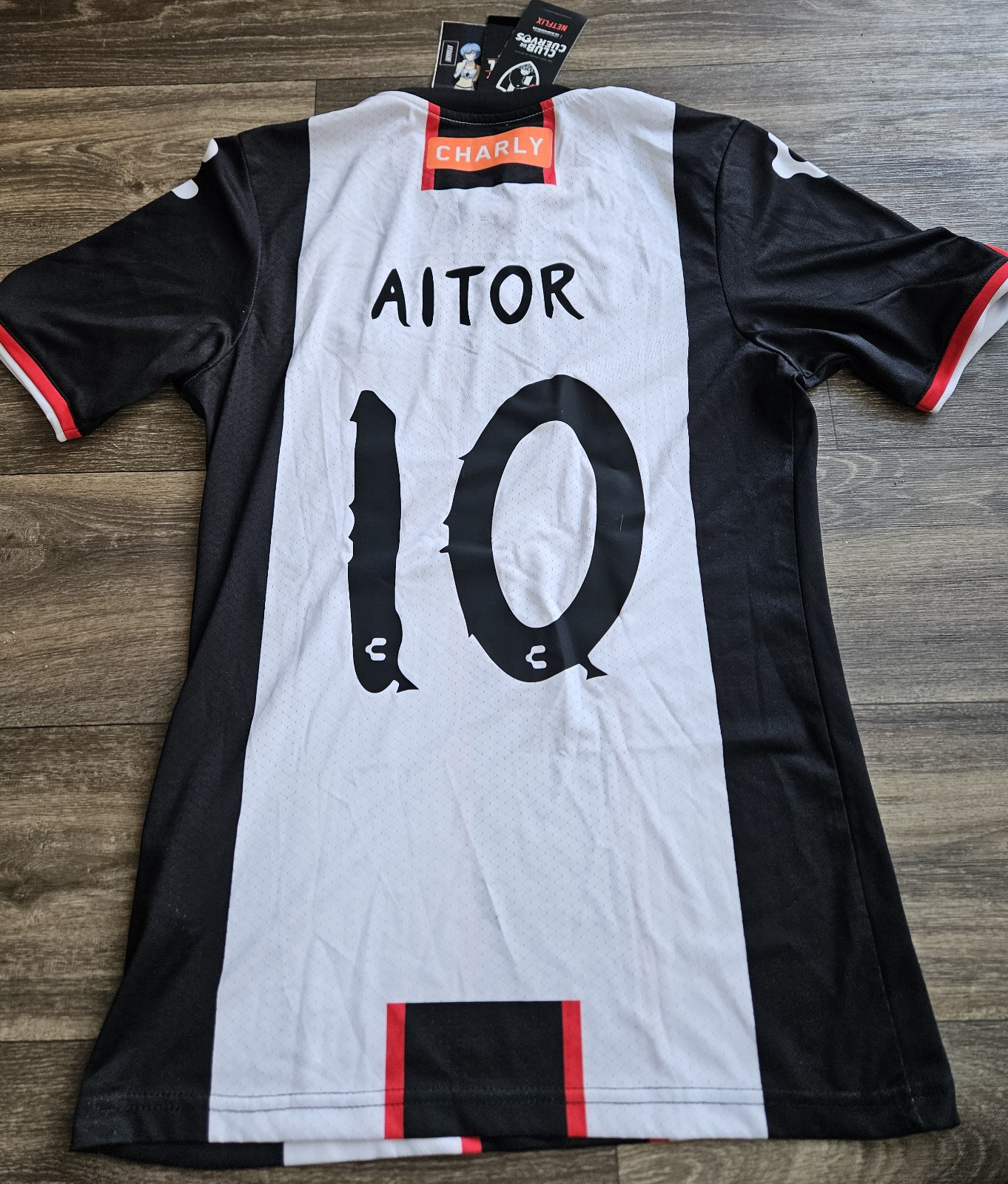 Charly Club de Cuervos Netflix Aitor Jersey XS