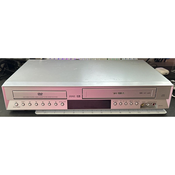 Tested Toshiba SD-KV540SU VCR DVD Video Player Combo VHS Recorder No Remote Tested Toshiba SD-KV540SU VCR DVD Video Player Combo VHS Recorder No Remote