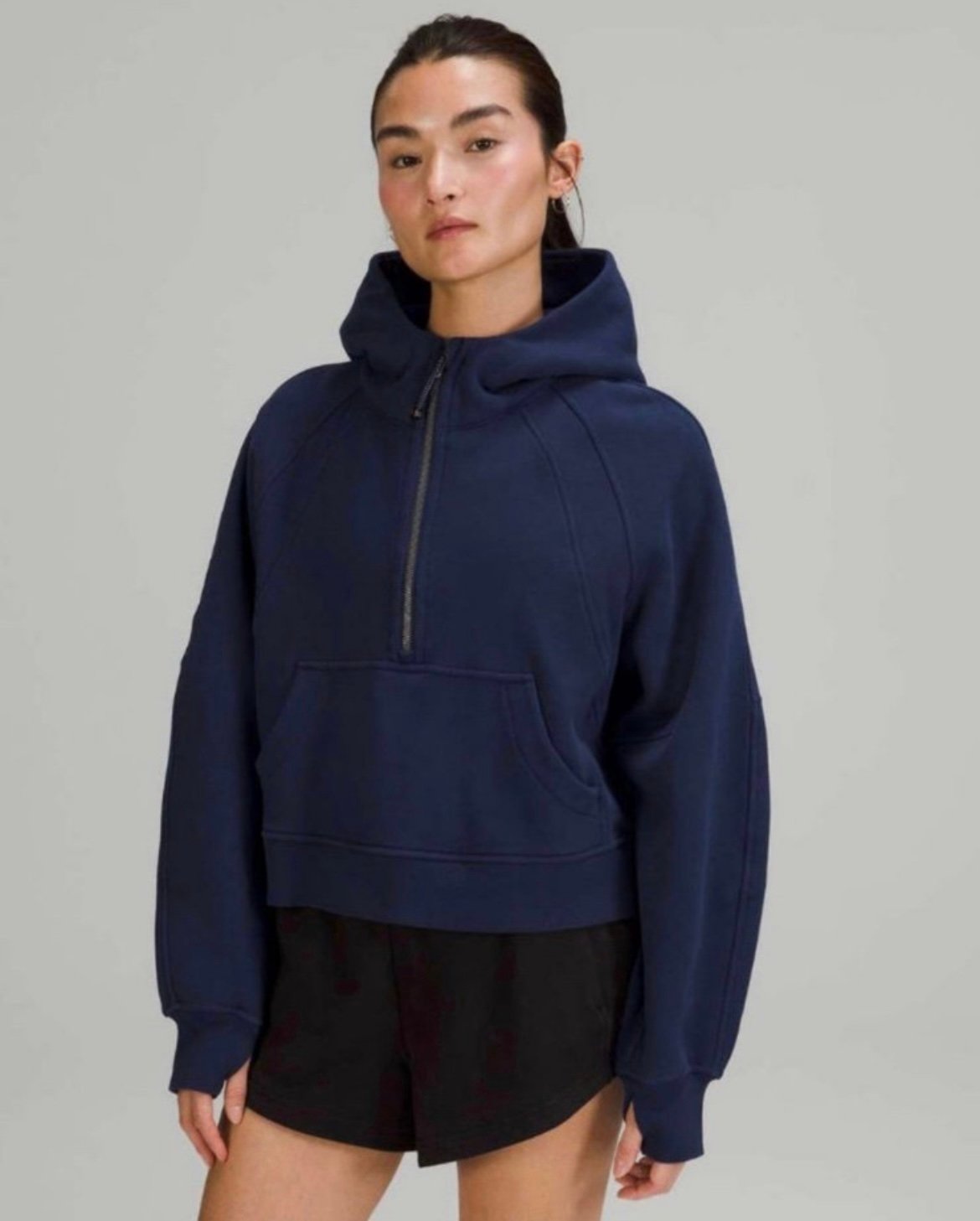 Lululemon Scuba half zip night sea