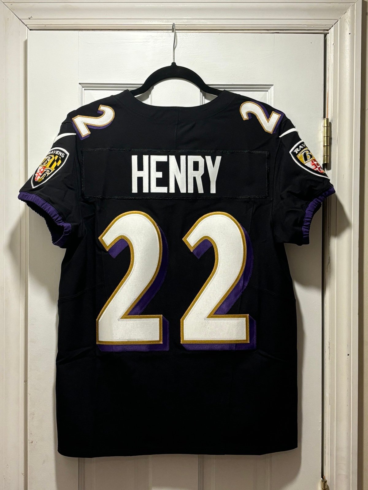 Authentic Derrick Henry Baltimore Ravens Nike F.U.S.E. Elite Jersey