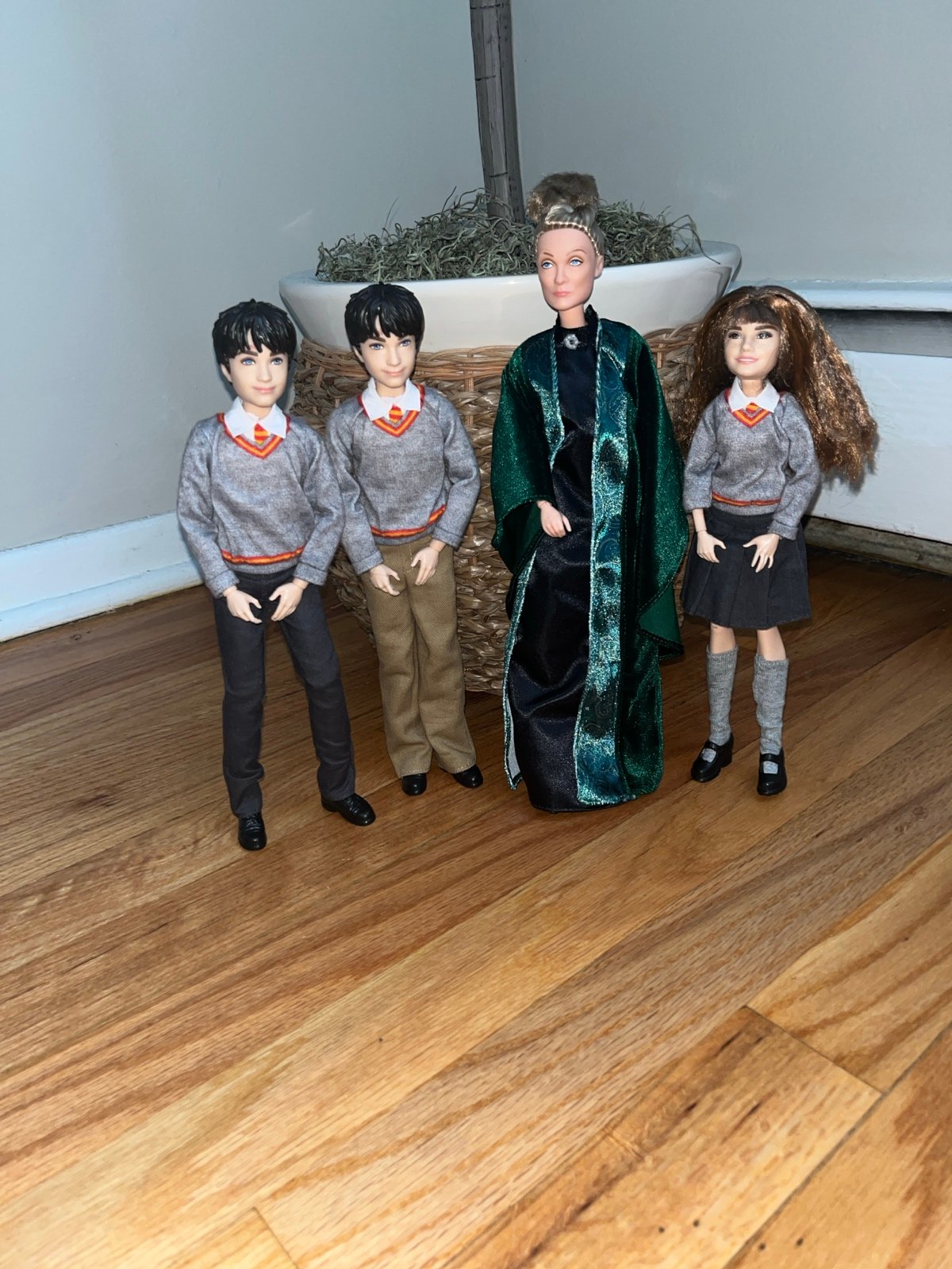 Harry Potter Dolls Ron, Harry Minerva & Hermoine (read below)