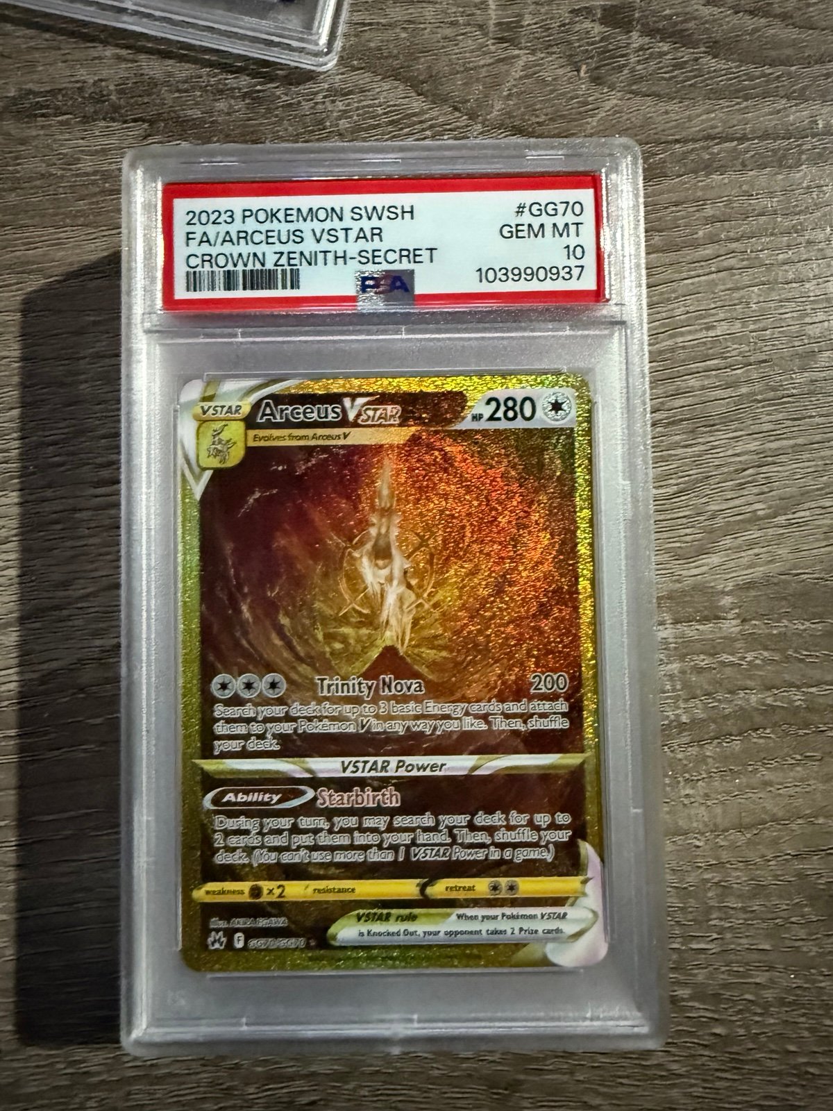 Pokemon Arceus Vstar PSA 10