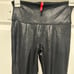 Spanx Faux Black Leather Leggings Size Small
