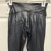 Spanx Faux Black Leather Leggings Size Small