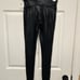 Spanx Faux Black Leather Leggings Size Small