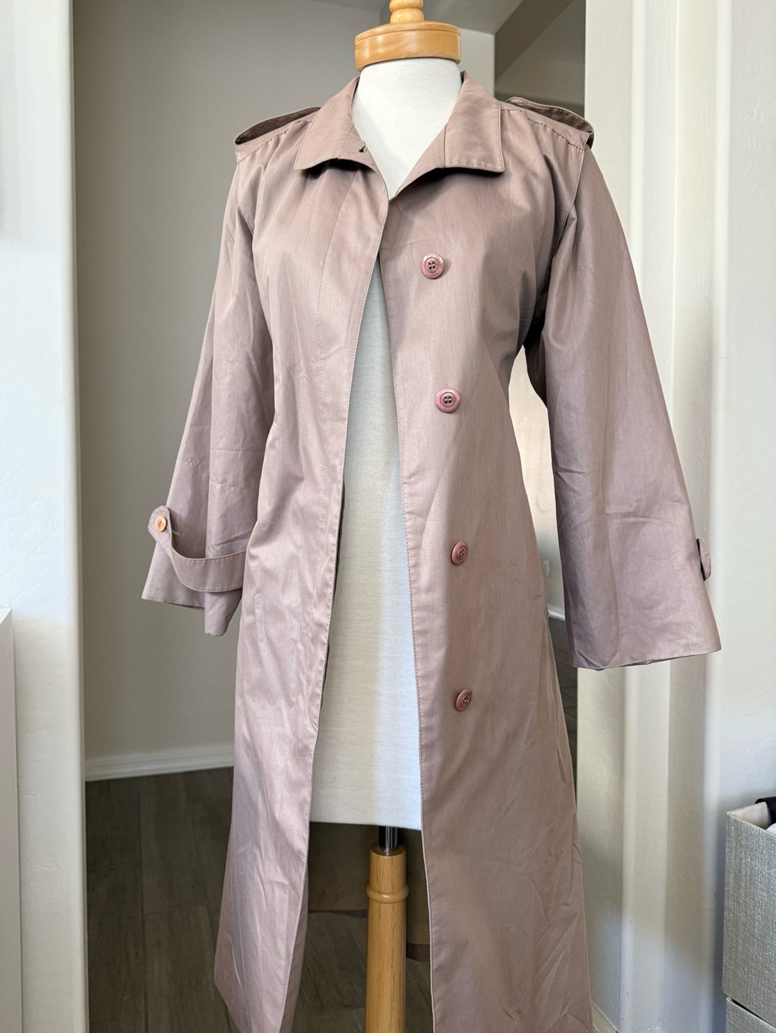 Misty Harbor Trench Coat