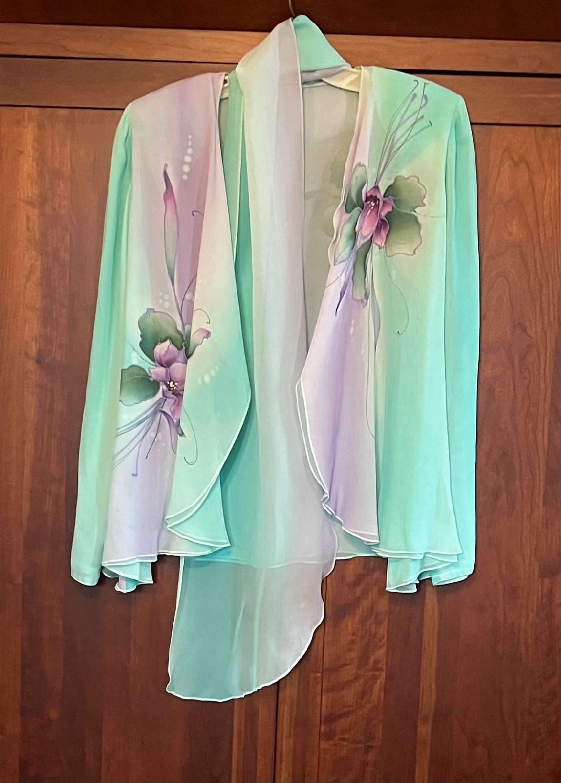 Silk Skirt Set