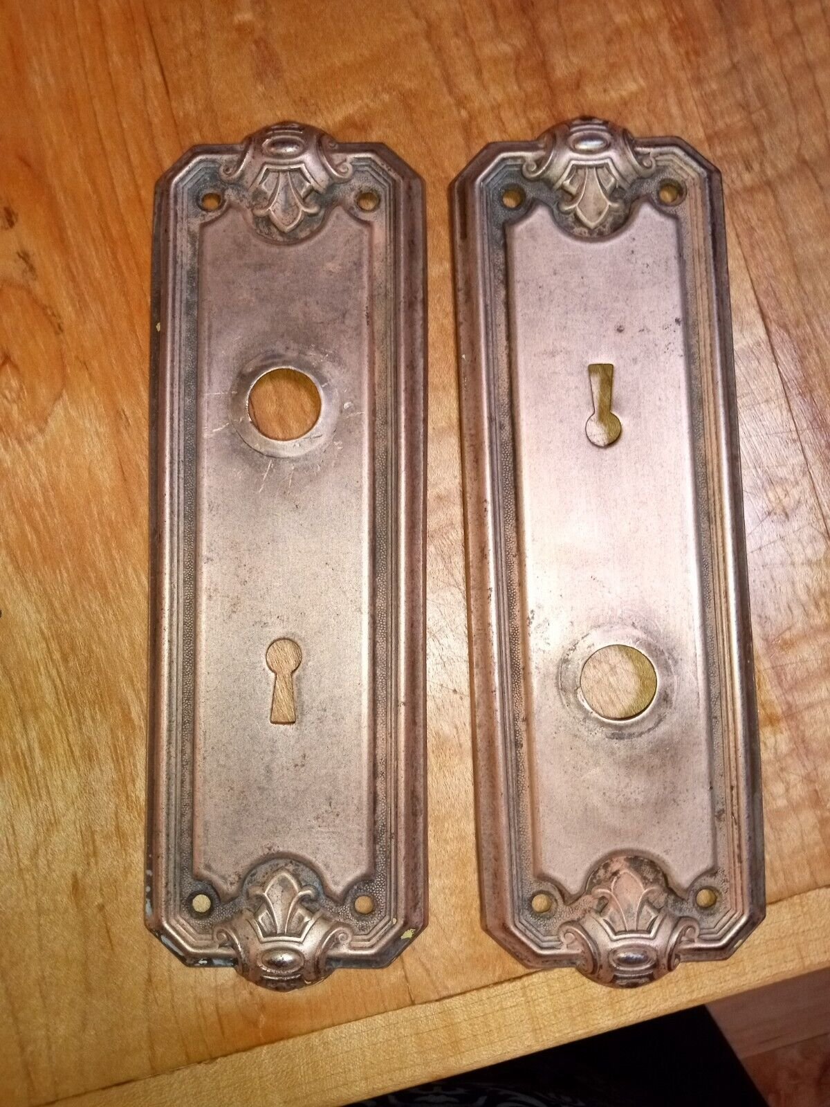 Ornate Antique Entry Door Plate