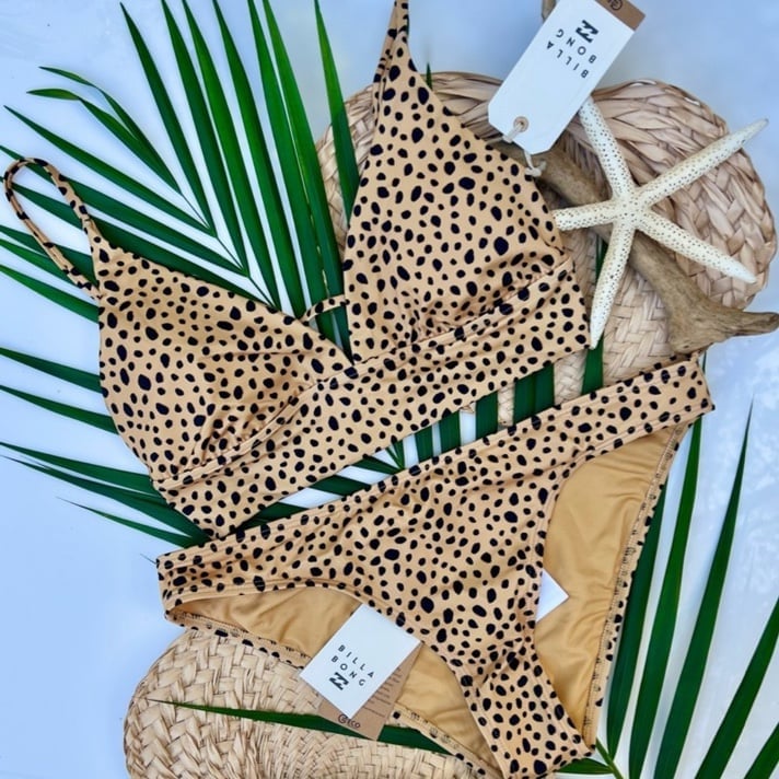 NEW! BILLABONG Well Spotted Bikini 2 PIECE SET