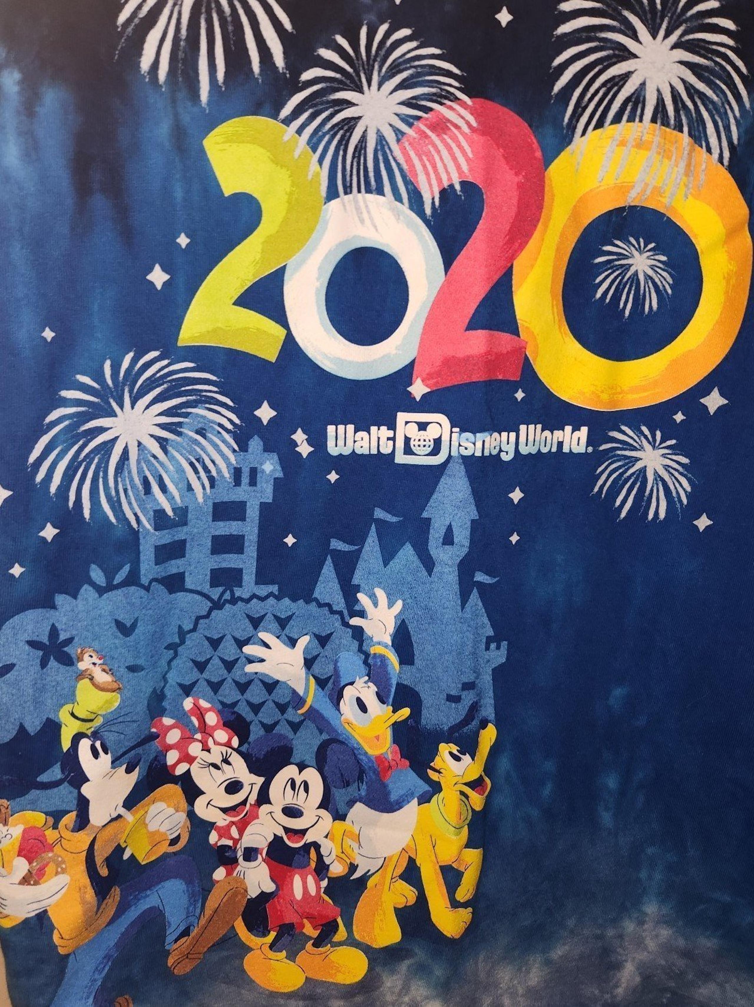 Walt Disney World 2020 Tye-Dye Tee Sz S