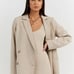 DISSH Women's Essential Stone Blazer - Stretch Fabric Pockets - Size US 8