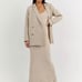 DISSH Women's Essential Stone Blazer - Stretch Fabric Pockets - Size US 8
