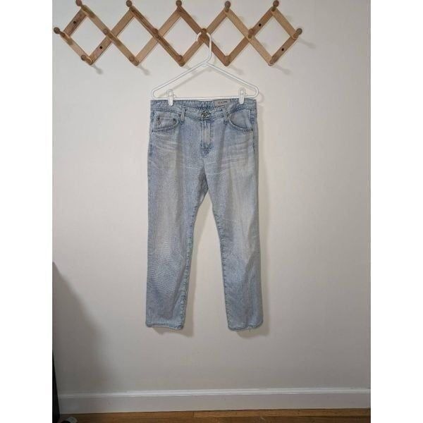 AG Adriano Goldschmied The Everett Slim Straight Light Wash Jeans - Size 33R