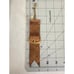 Antique Victorian gold filled tan leather suede watch vest chain clip fob holder