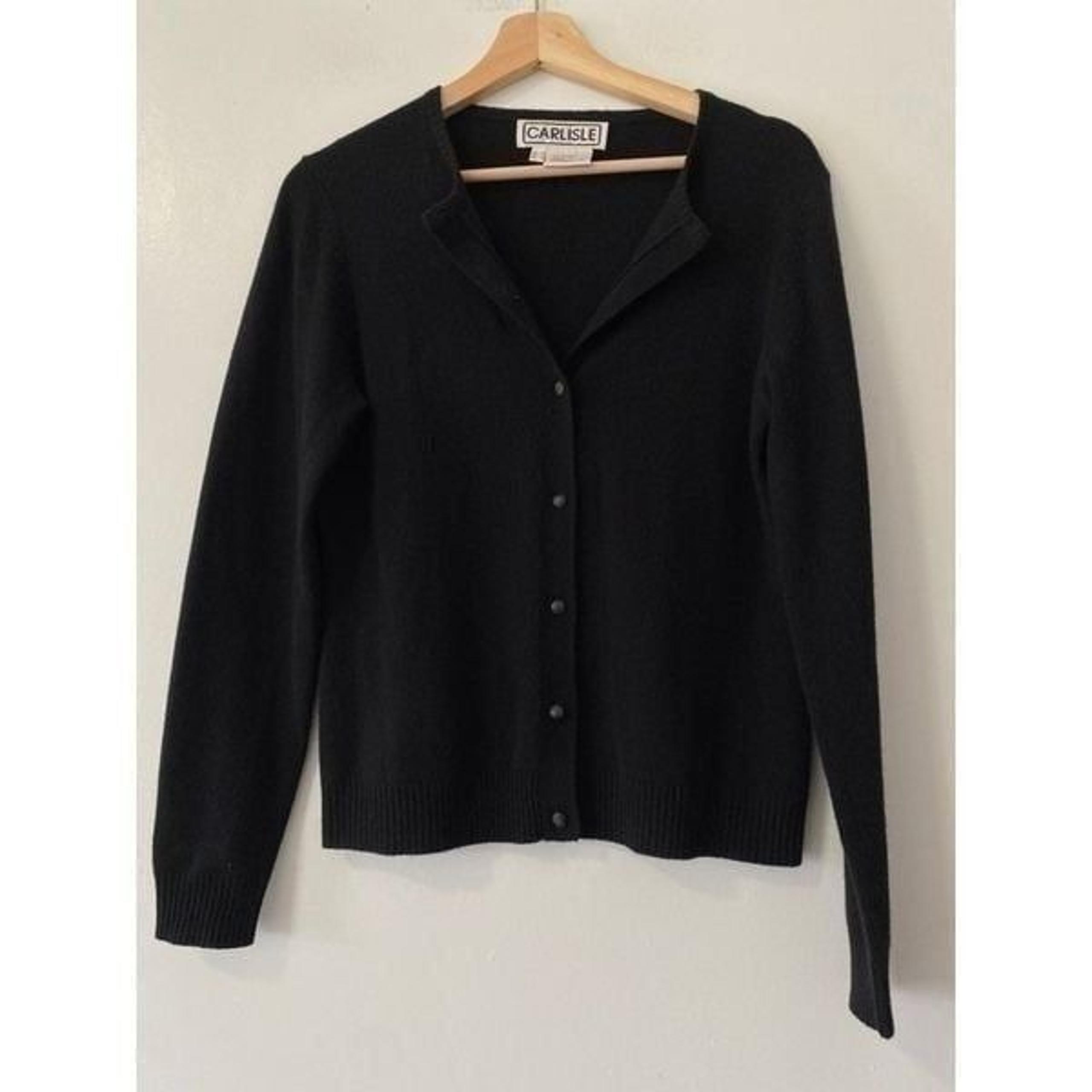 Carlisle Black Cashmere cardigan