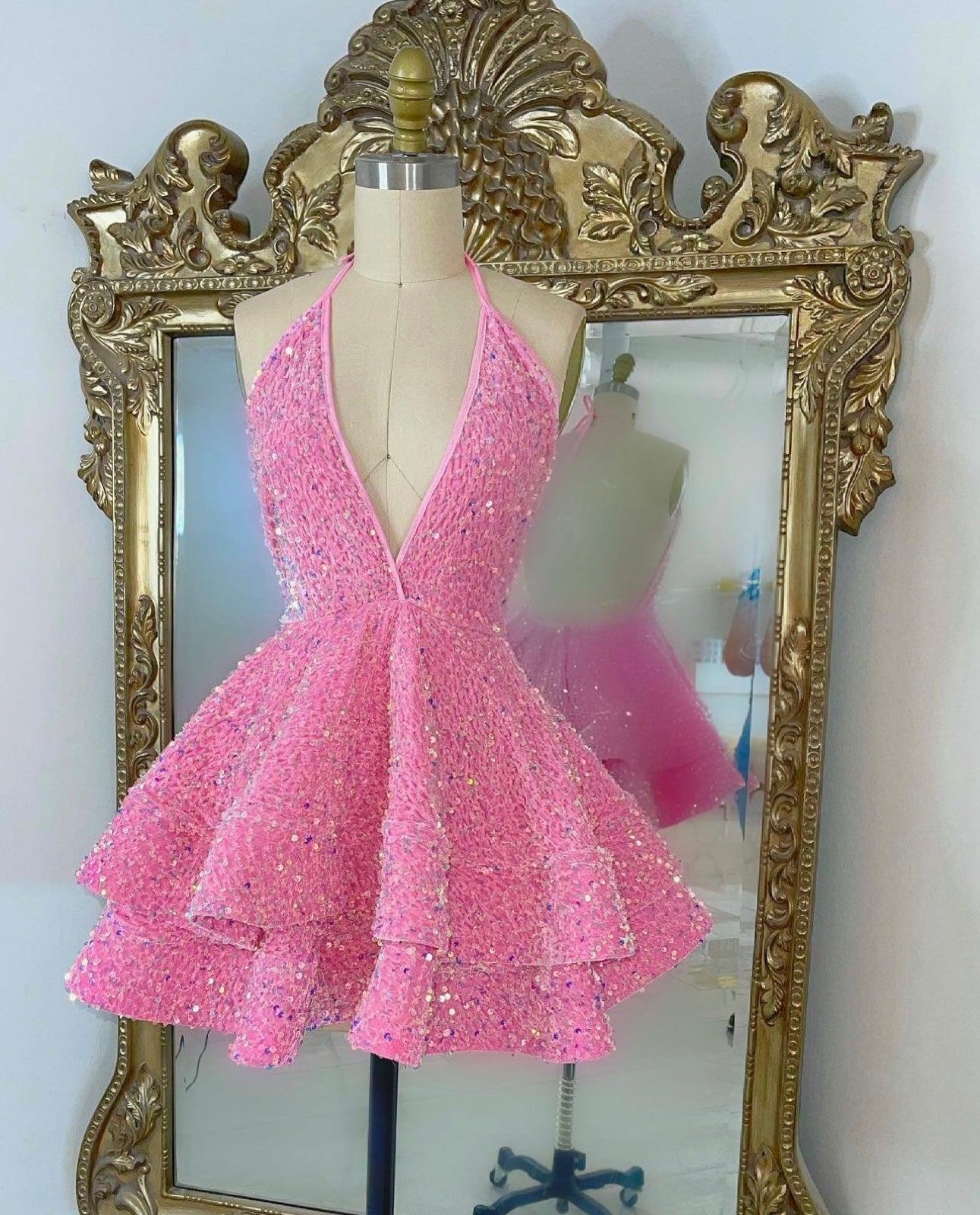 barbie doll sequin dress