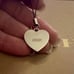 Coach Fuchsia Enamel Signature Heart Cell Phone Lanyard Bag Charm