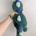Soft Blanket Yarn Mini Dinosaur Lovey