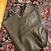 Abercrombie & Fitch Curve Love Vegan Leather 90s Straight Pants