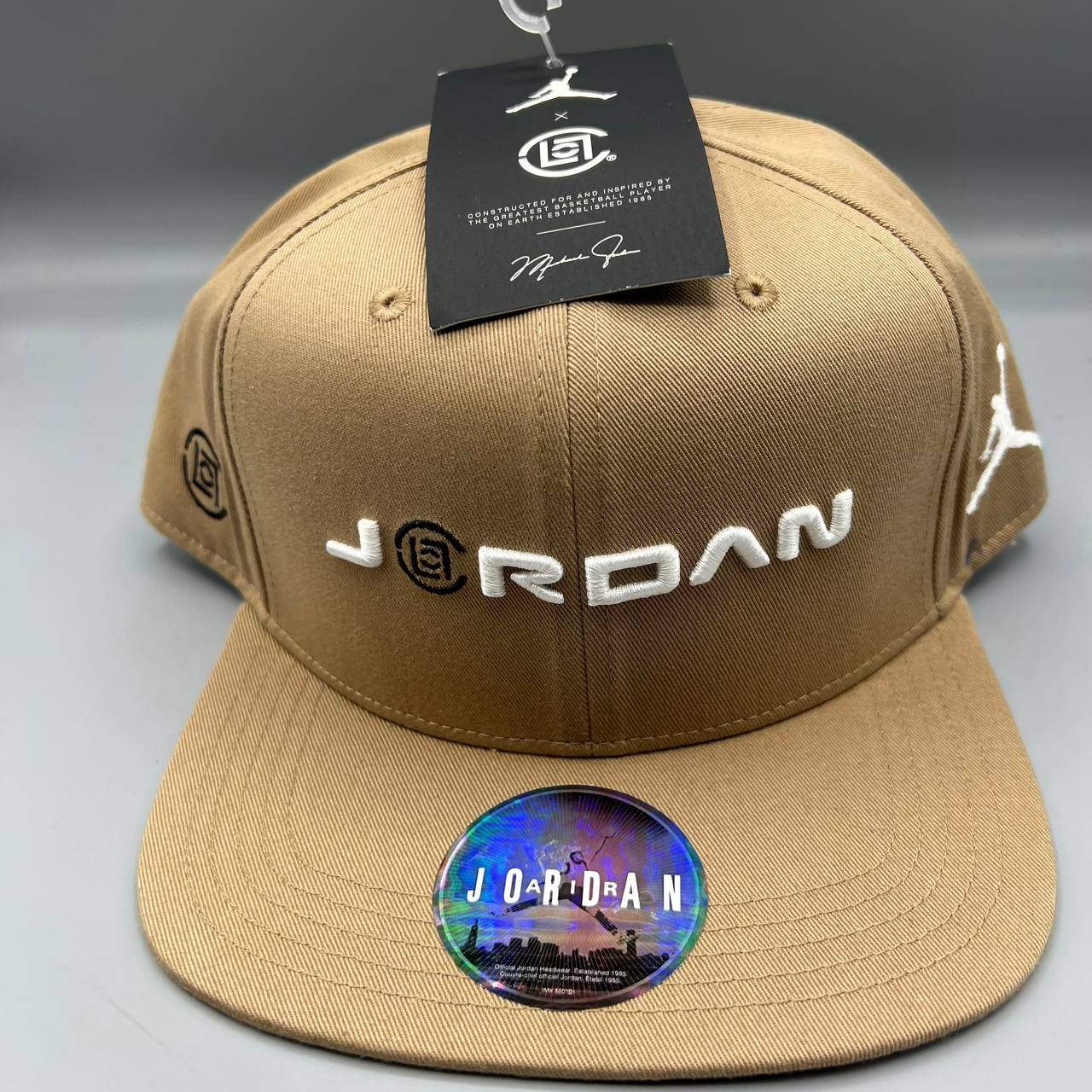 Air Jordan x Clot Hat Men Brown Edison Chen Jumpman Snapback Cap Bulls New